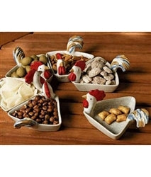 Chicken Serving Dishes - Set of 6
