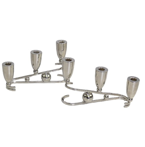Decorative Ball Candleholder - Set of 2