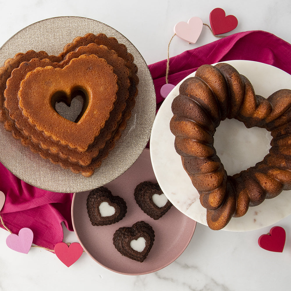 Tiered Heart Bundt Pan