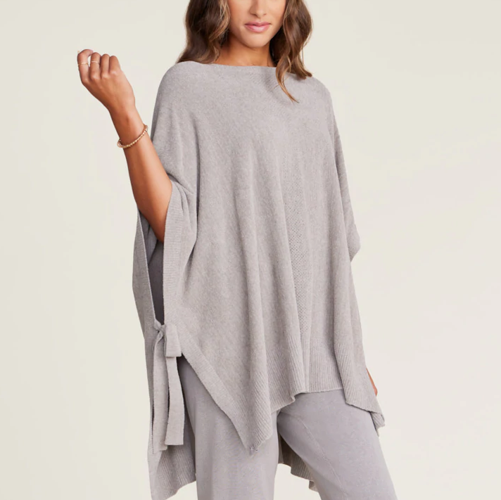CozyChic Ultra Lite Hi/Low Poncho with Side Tie
