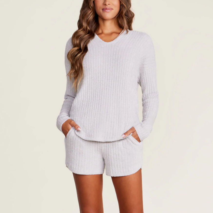 #color_Oyster | CozyChic Lite Ribbed Lounge Set