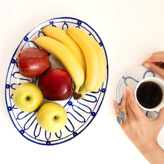 Kyma Blue Serving Platter