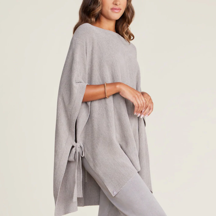 CozyChic Ultra Lite Hi/Low Poncho with Side Tie