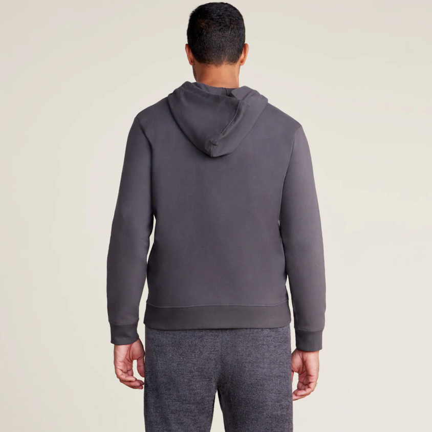 Malibu Collection Men's Pima Cotton Fleece Zip Hoodie