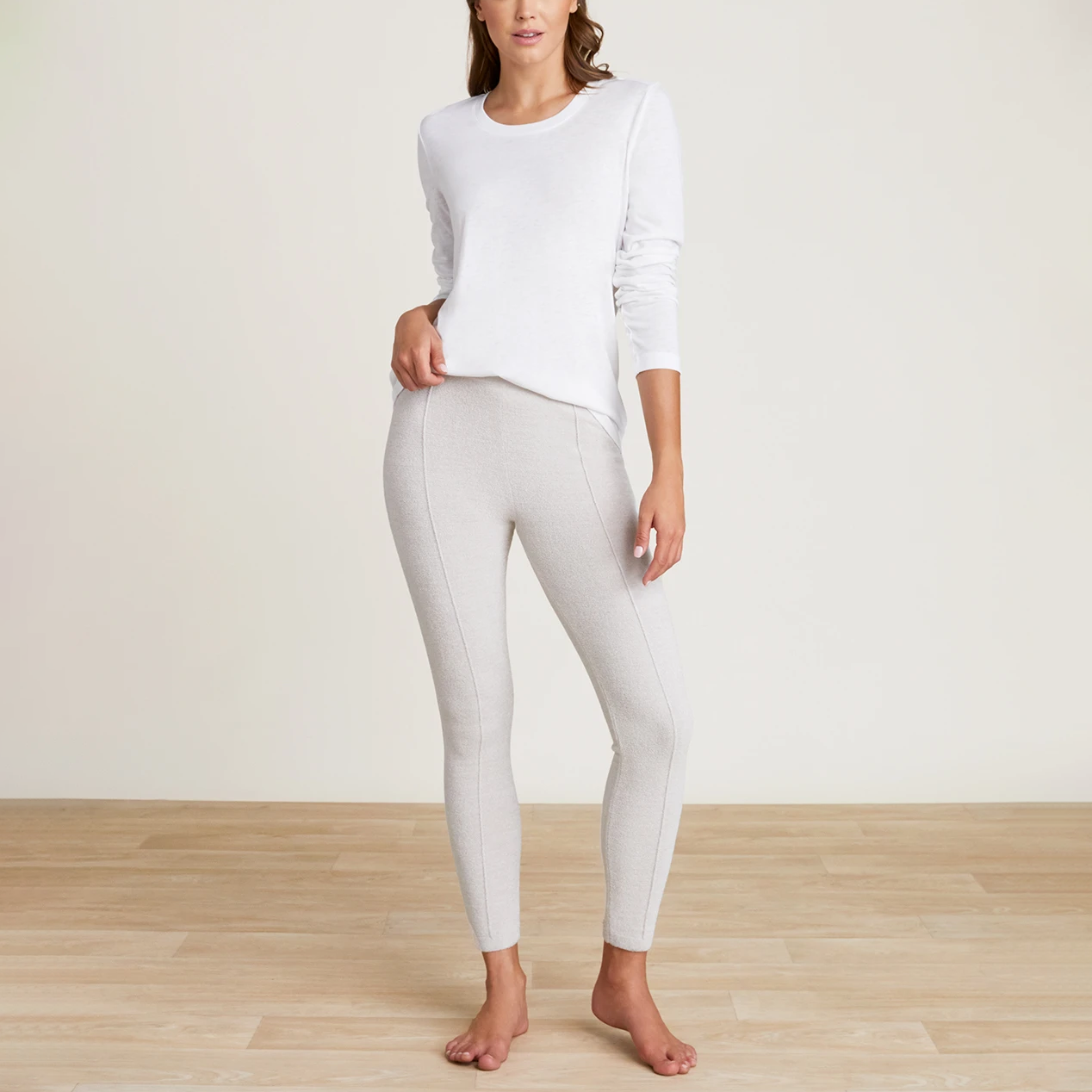 #color_Fog Gray | CozyChic Ultra Lite Seamed Legging