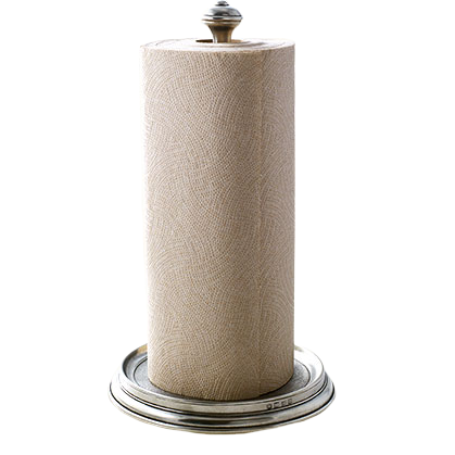 Marble And Wood Paper Towel Holder