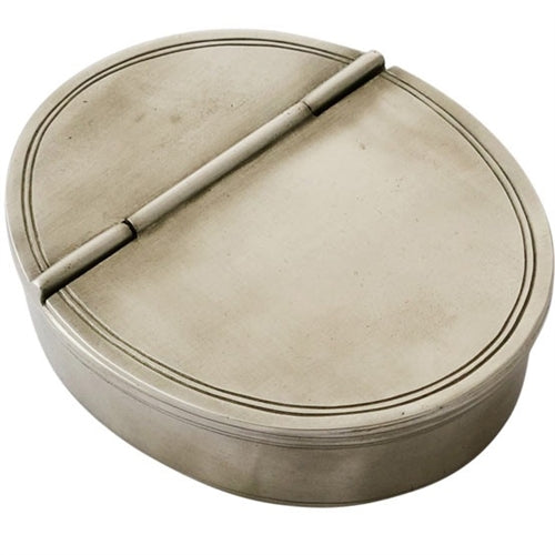 Oval Lidded Cigar Ashtray