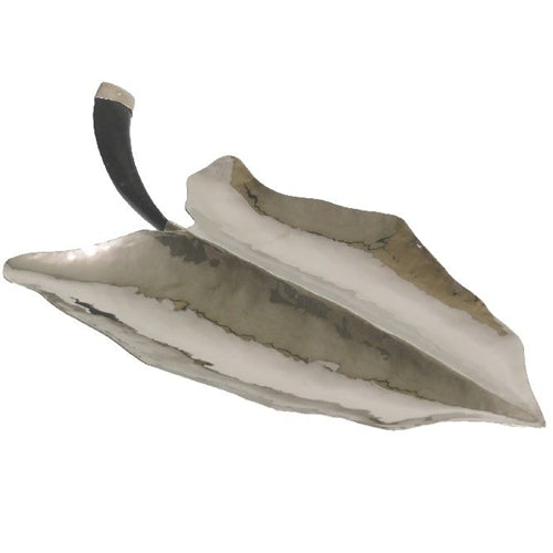 Cala Leaf Tray with Goat Horn Large