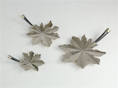 Mini Leaf Tray Alpaca and Black Goat - Set of 3