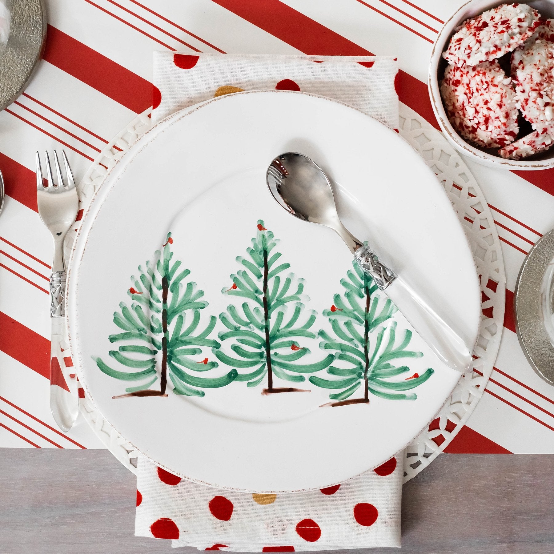 Melamine Lastra Holiday Dinner Plate - Set of 2
