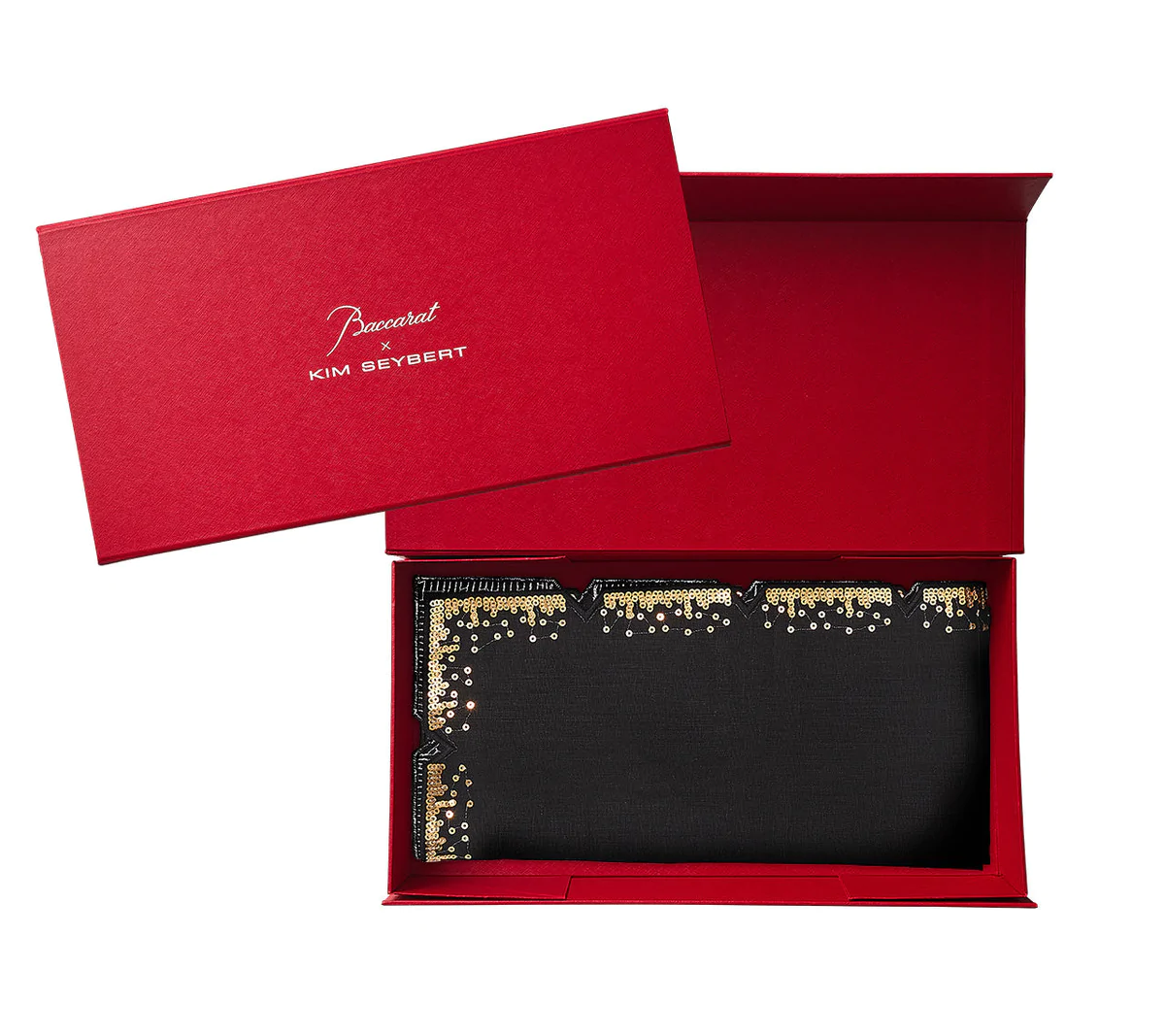 Louxor Napkin in Black & Gold - Set of 4