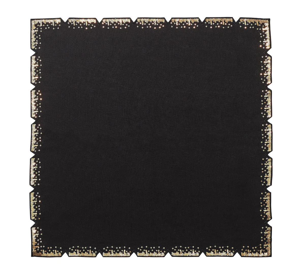 Louxor Napkin in Black & Gold - Set of 4