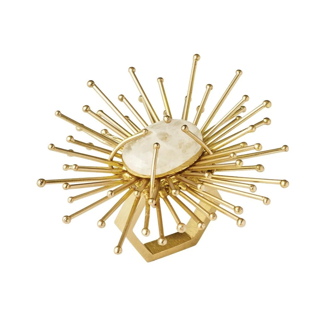 Flare Napkin Ring in Gold - Set of 4