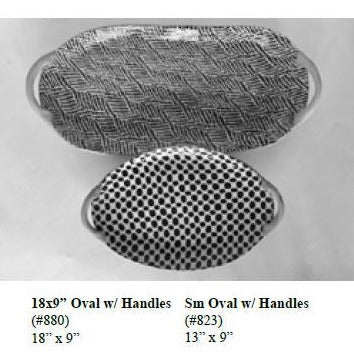 Oval Platter With Handle - Large