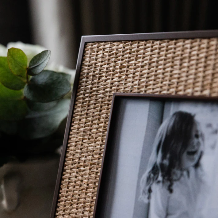 Sophie Paterson Collection: Wheat Rattan Frame, 5" x 7"