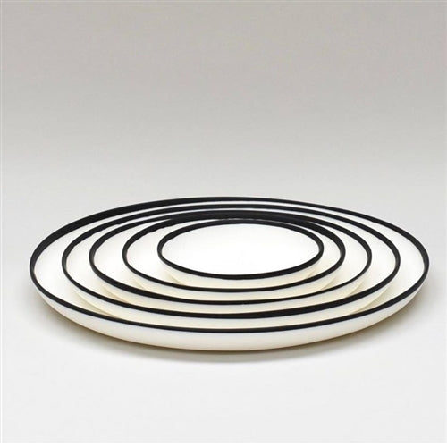 Ligne Large Platter - Black Rim