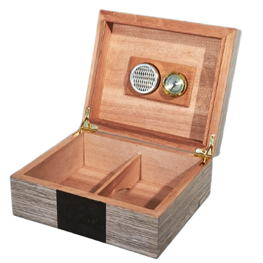 cigarette humidor box Slege Cigar Humidor,Humidor Cigar for Cuban Cigars,Glass-Top Spanish Cedar-Cigar Case,Humidifier,Divider,Hygrometer,Men's Gift,Cigar Accessories(30-50 Cigars) Black, Black~humidor : Health & Household This ensures that your cigars are always stored under optimal conditions Cigar Humidor Box | Maison