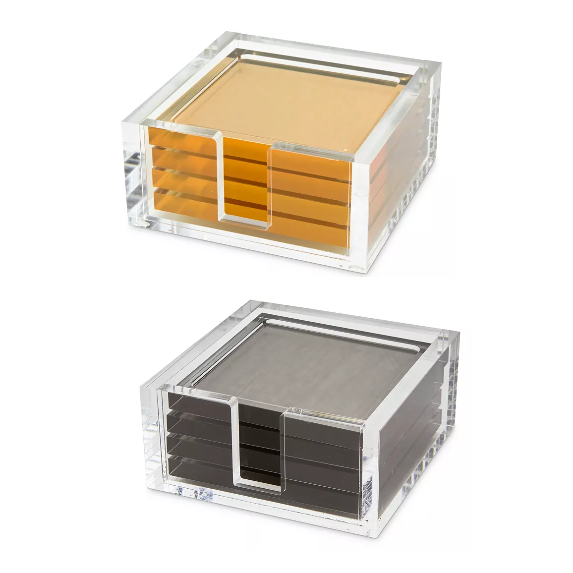 Lucite Coasters - Set of 4