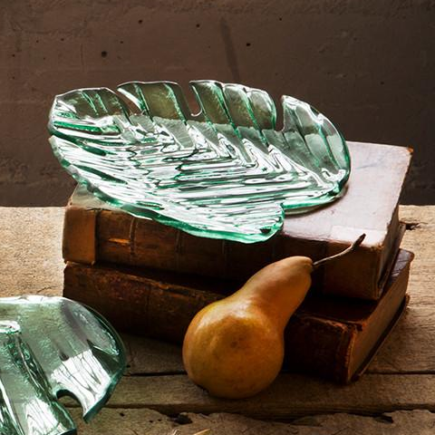 Leaves Palm Frond Large Platter