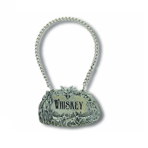 Pewter Hunt Whiskey Decanter Tag