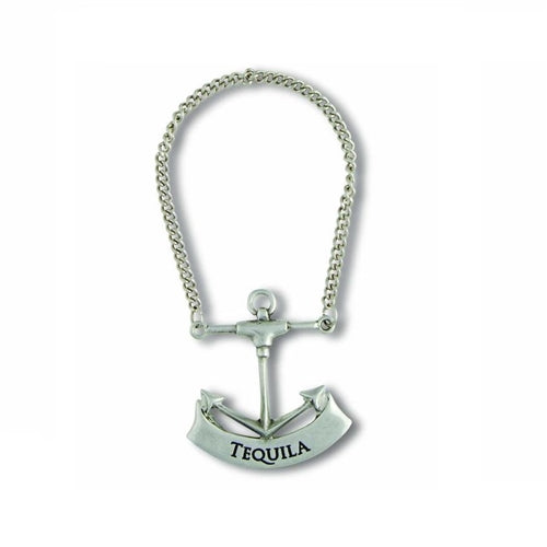 Pewter Anchor Decanter Tag