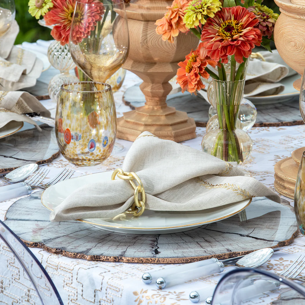 Birch Placemat in Ivory & Natural - Set of 4