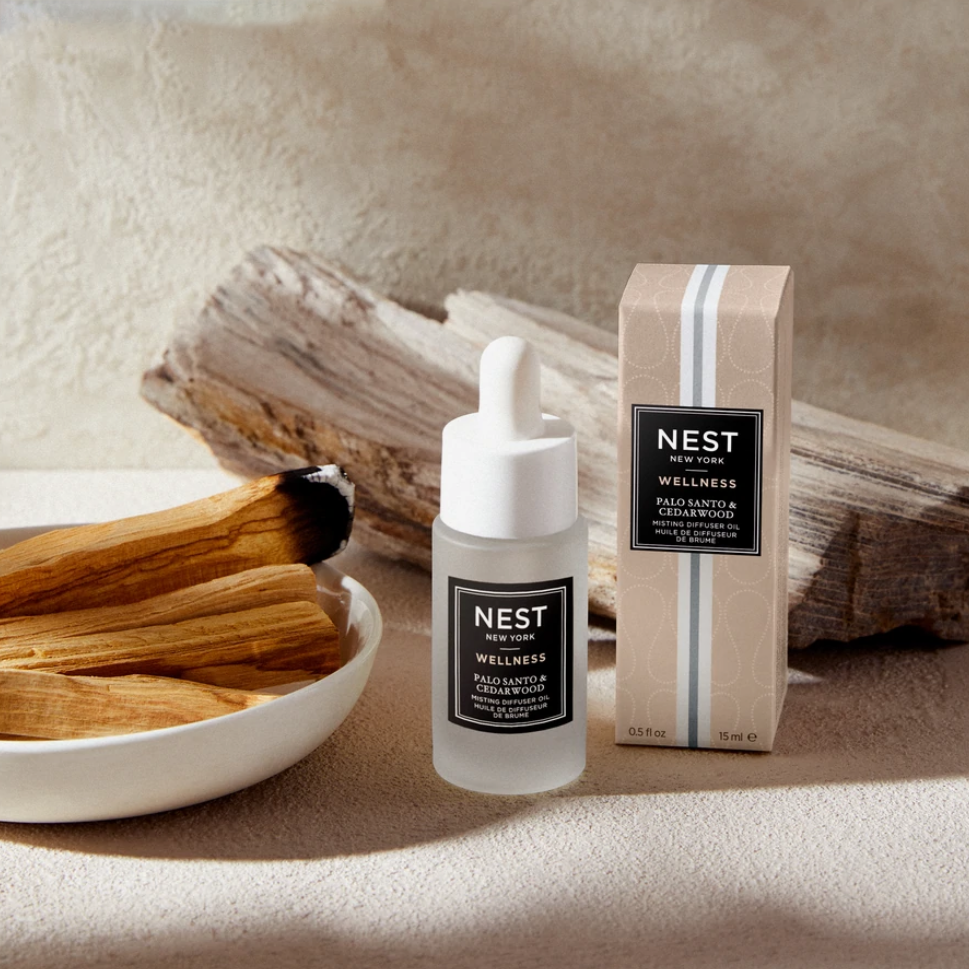 Nest New York Palo Santo & Cedarwood Misting Diffuser Oil | Maison