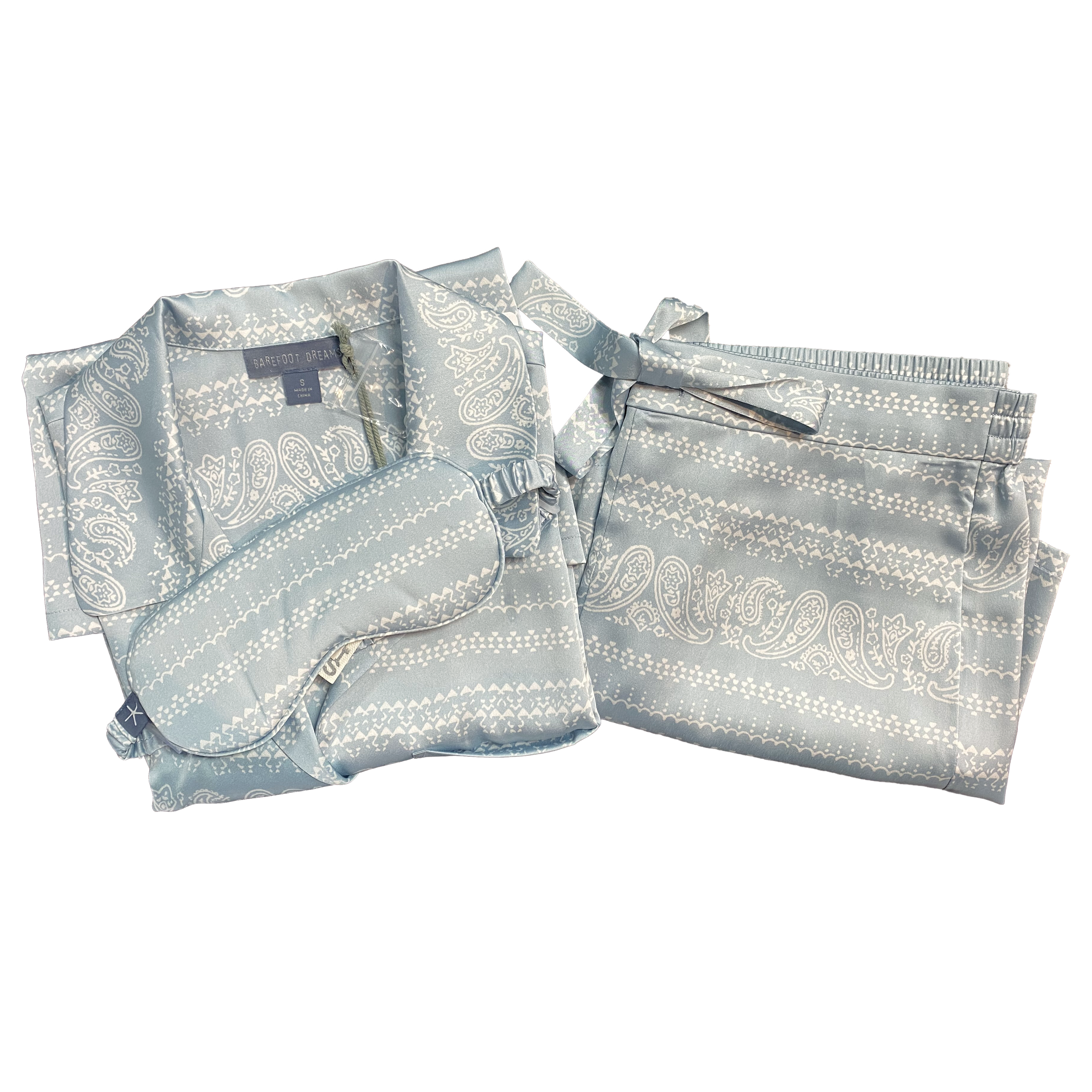 Washed Satin Short PJ Set