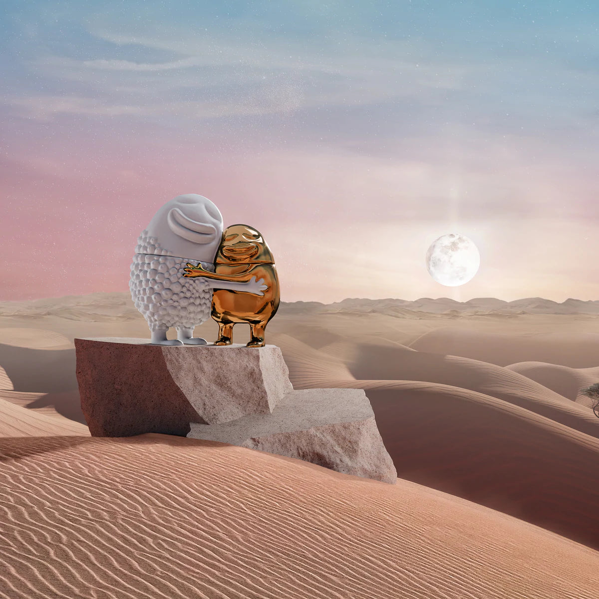 Haas Huggers Box - White