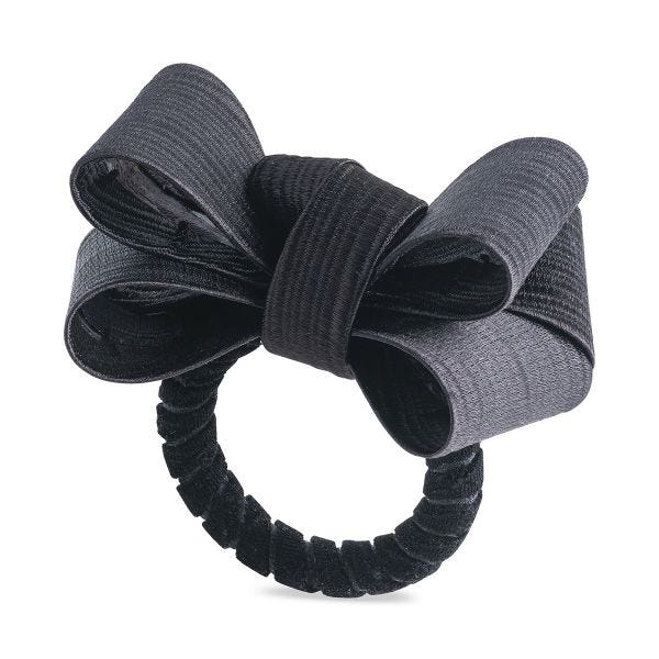 Tuxedo Black Napkin Ring - Set of 4