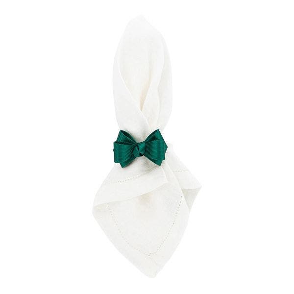 Ever-Green Tuxedo Napkin Ring - Set of 4