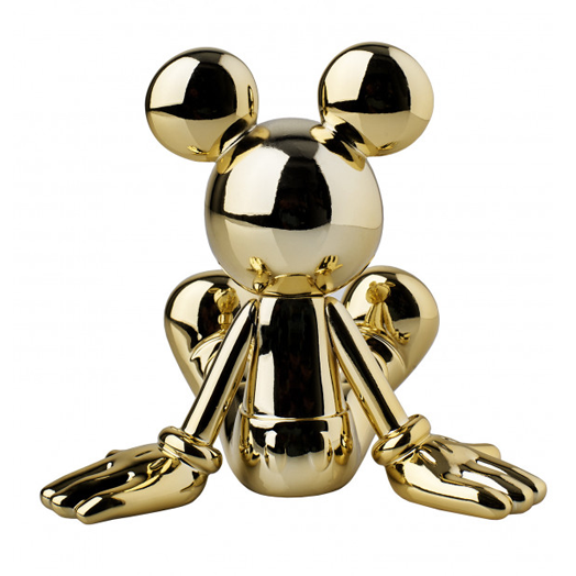 Sitting Mickey - Chromed Gold
