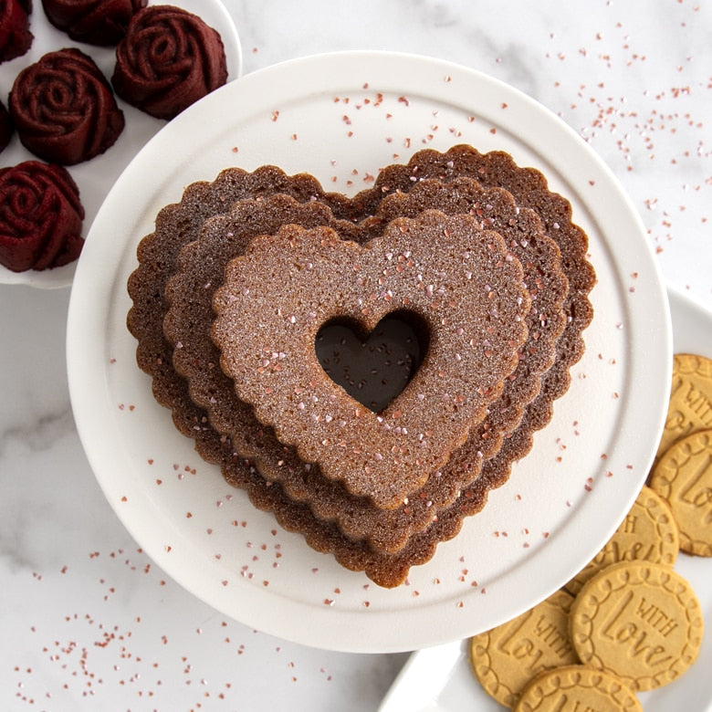 Tiered Heart Bundt Pan