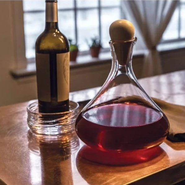 Vintner Wine Decanter with Marble Stopper