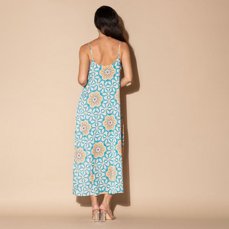 Jardin Botanique Orange Long Chemise