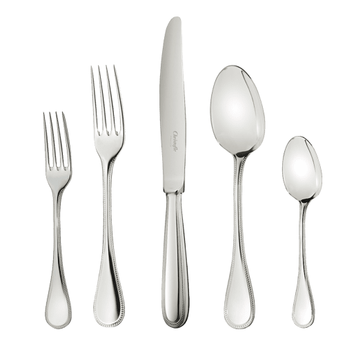 Perles 5-Piece Stainless Steel Flatware Set