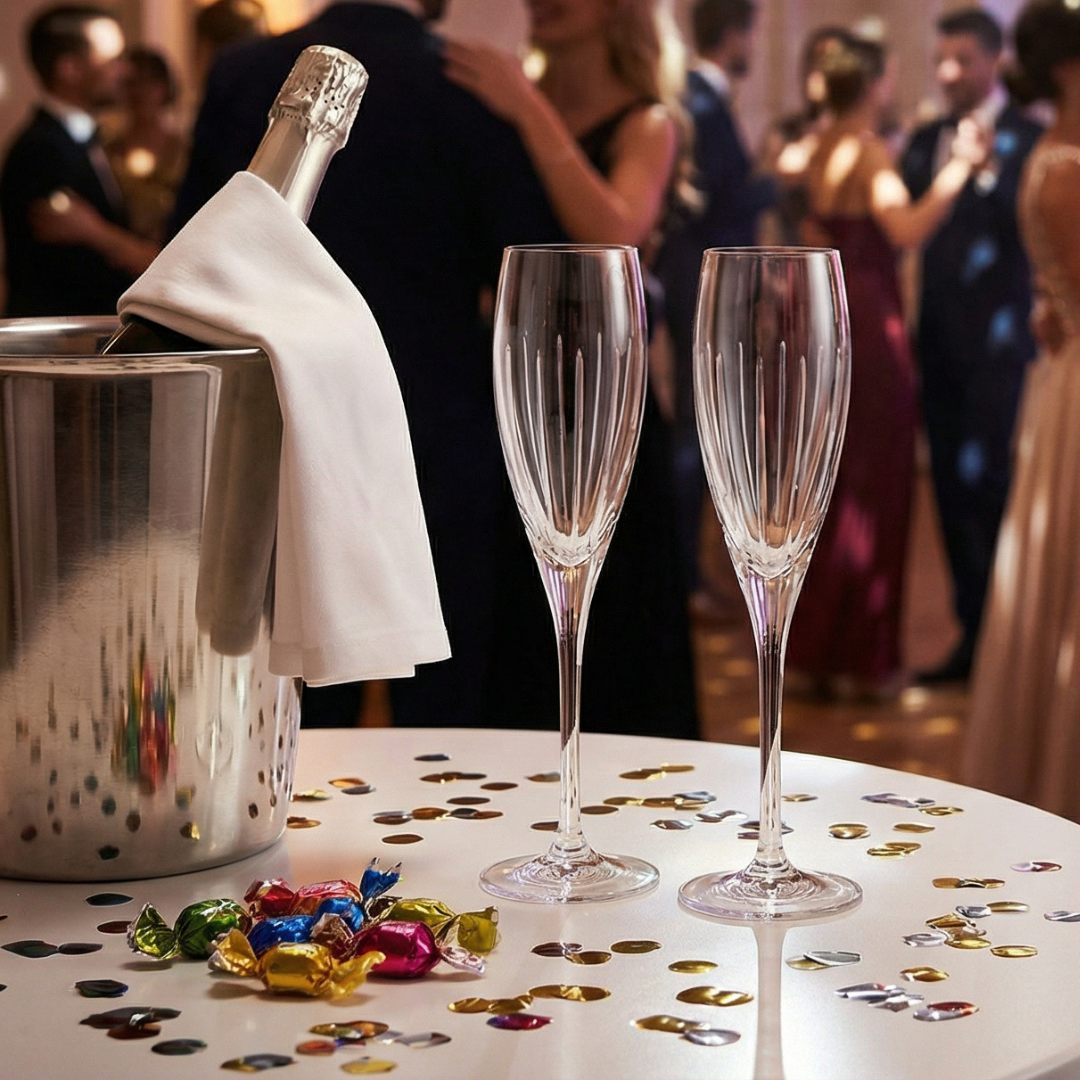 Iriana Crystal Champagne Set