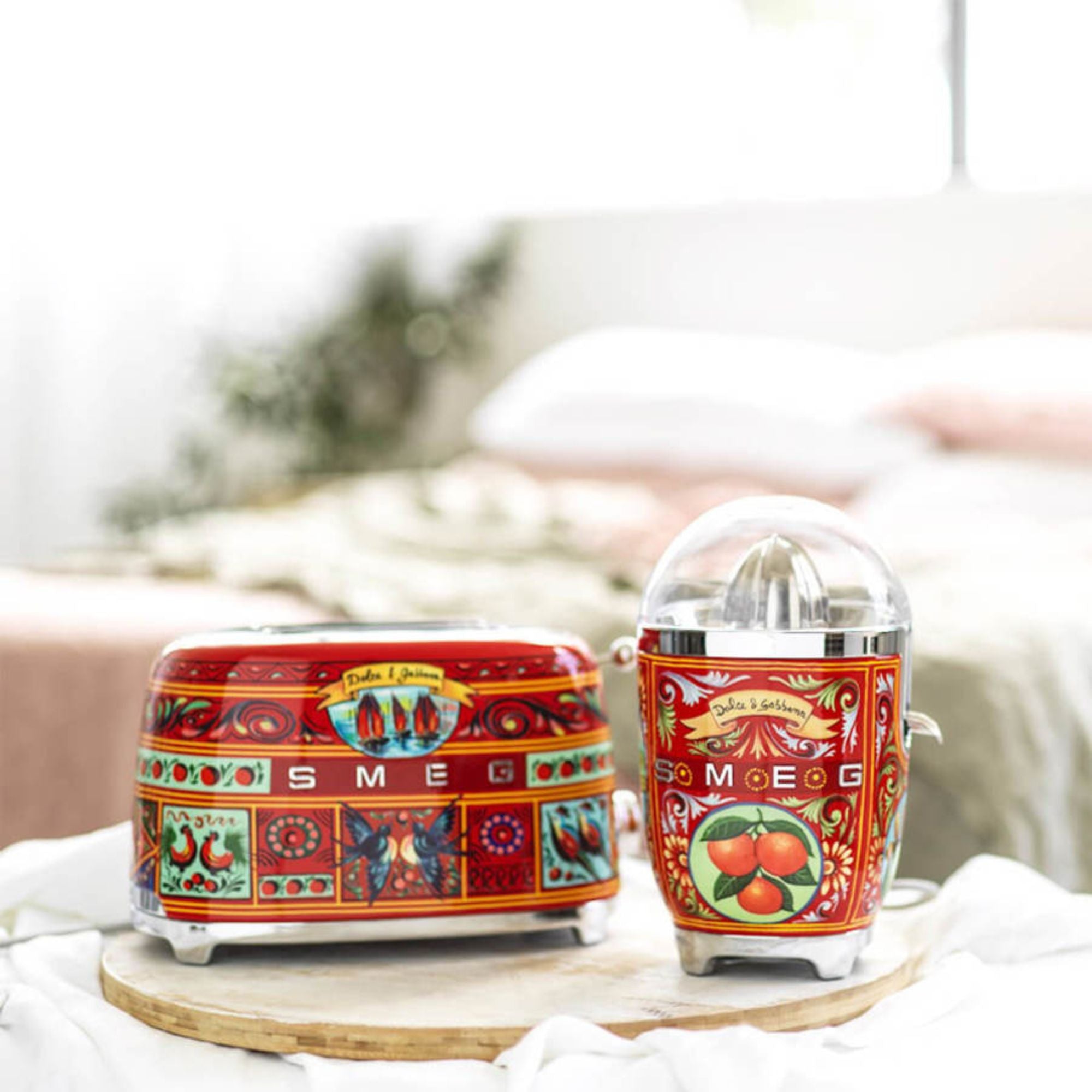 Dolce & Gabbana x SMEG - Sicily Is My Love Retro Style Toaster