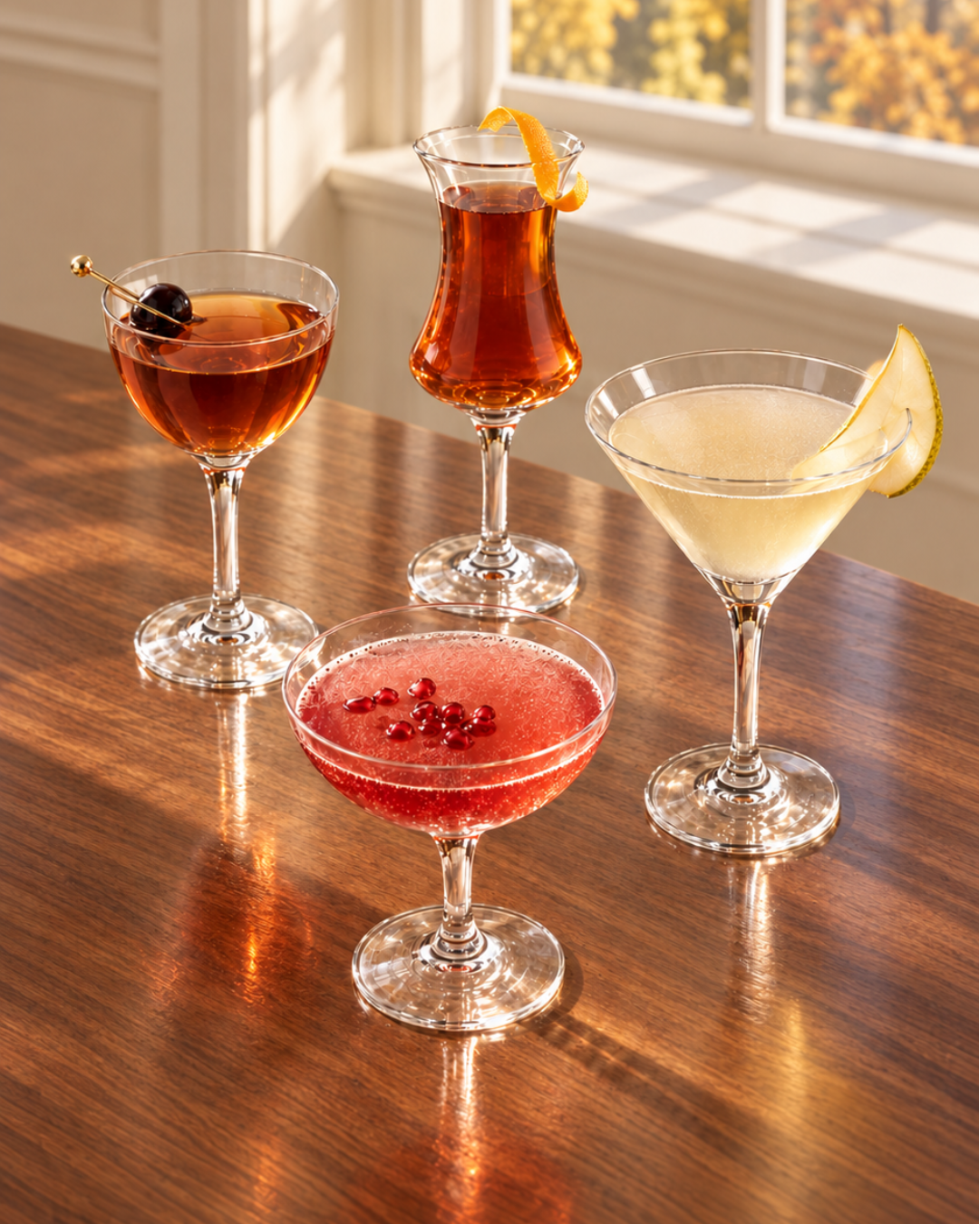 Dorset Bar Glass Suite - 4-Piece Set