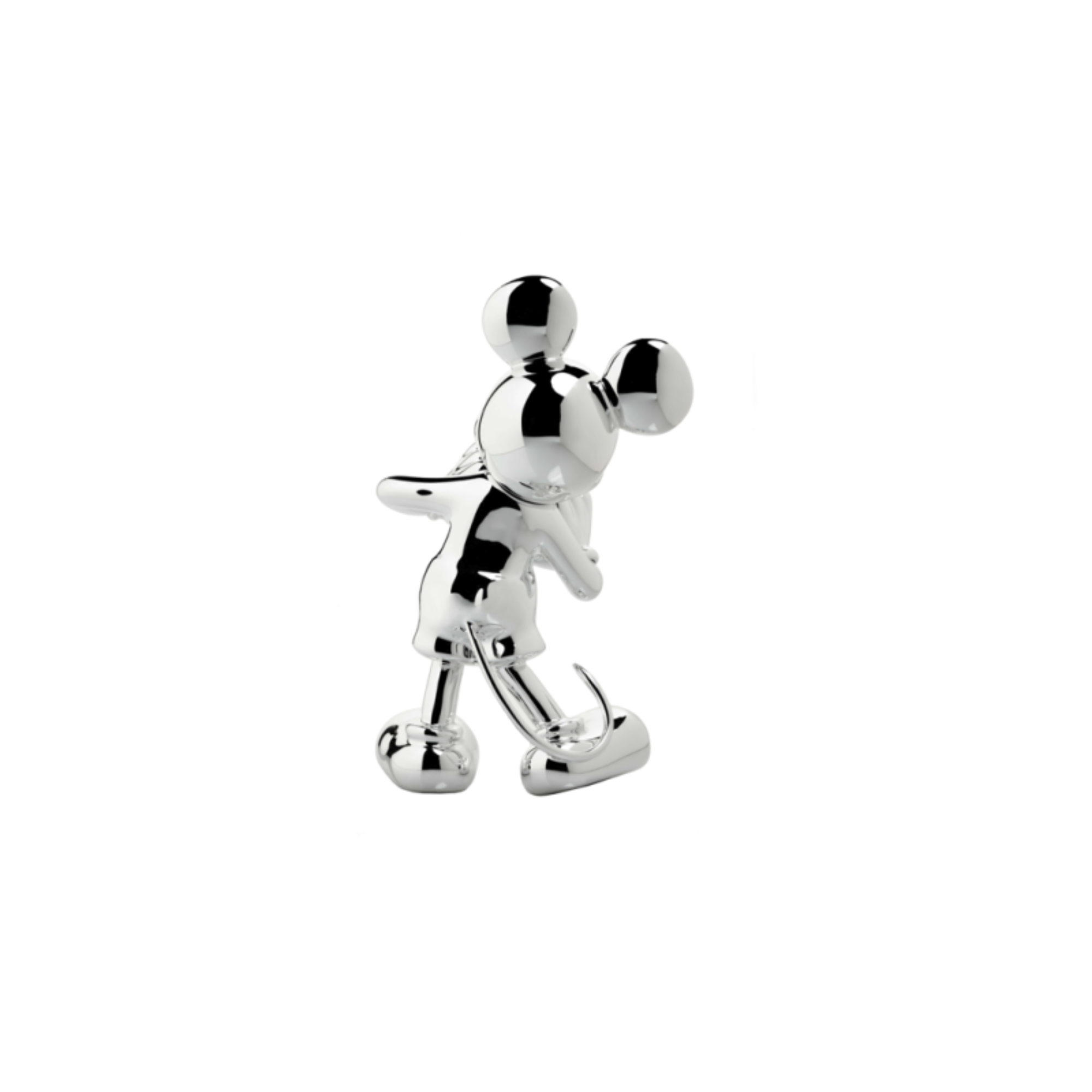 Mickey with Love XS Sculpture in Chromed Silver by Kelly Hoppen x Leblon Delienne