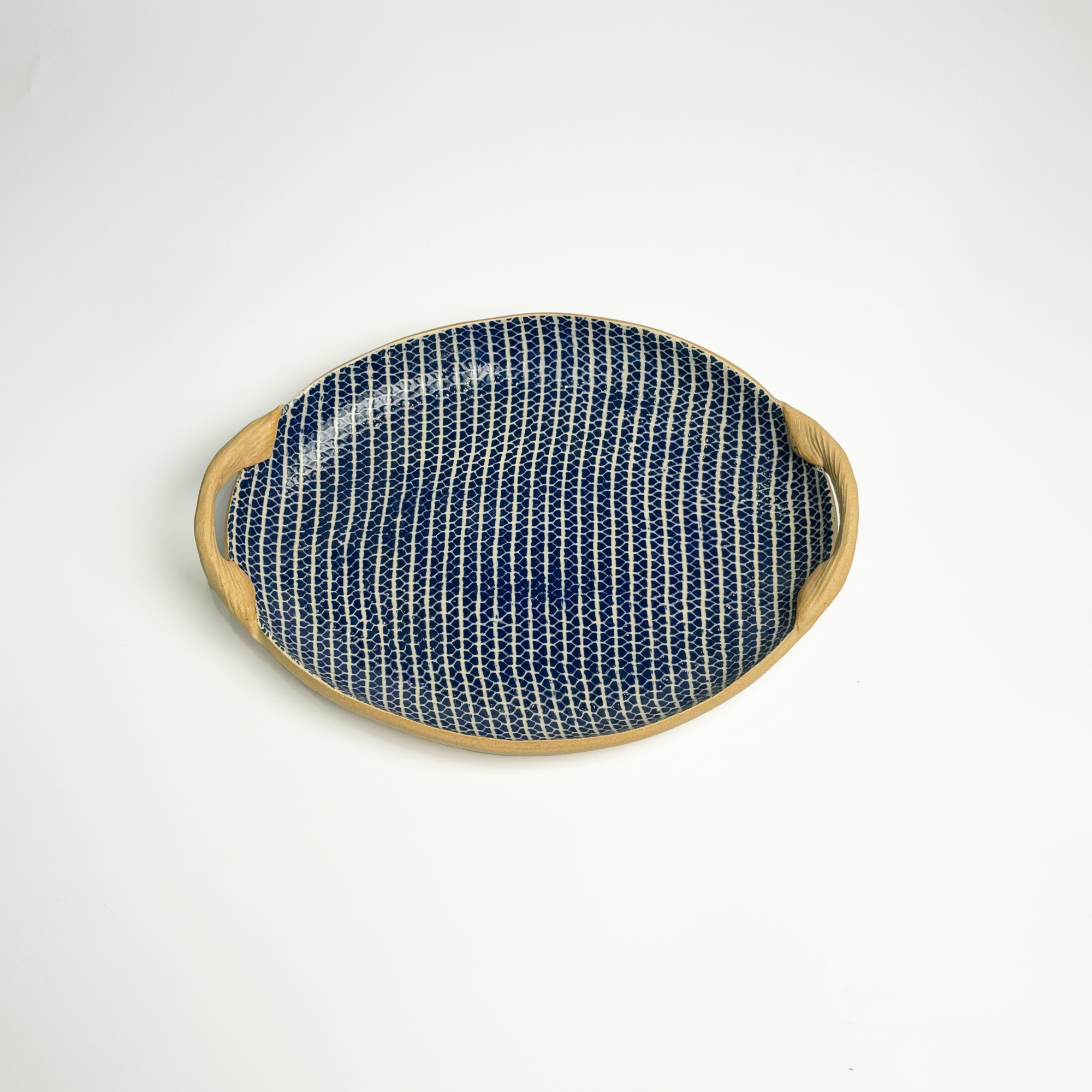 Small Oval Platter with Handles