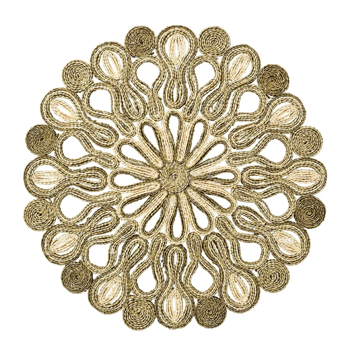 Marisol Placemat in Ivory & Sage - Set of 4