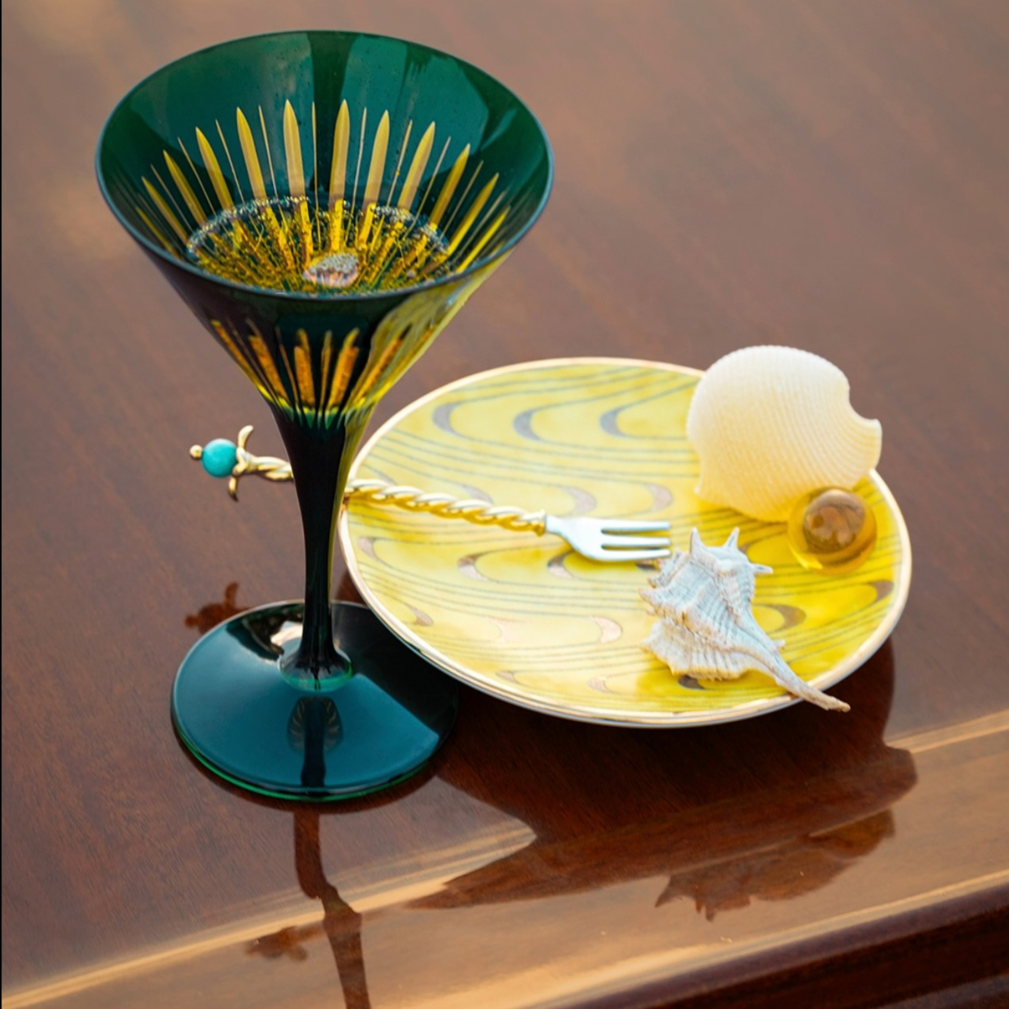 Prism Martini Glasses - Set of 4