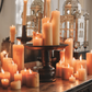 San Miguel Candleholder Tray with 5 Pillar Candles