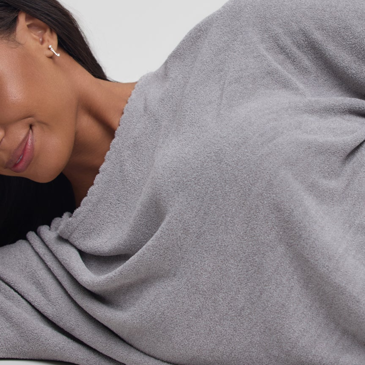 CozyChic Ultra Lite Scallop Neck Slouchy Pullover