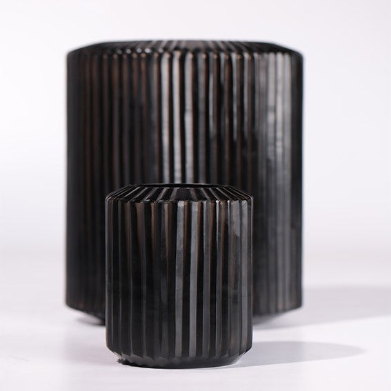 Omar Vase - Smokegrey / Black