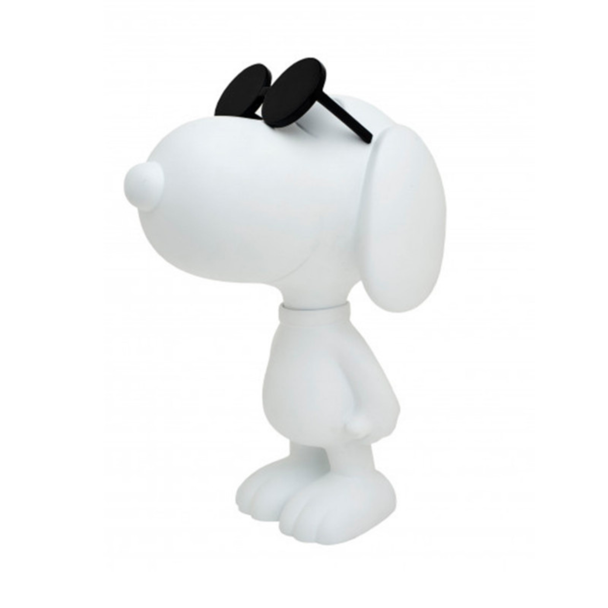 Snoopy Sunglasses Sculpture in White with Black Sunglasses