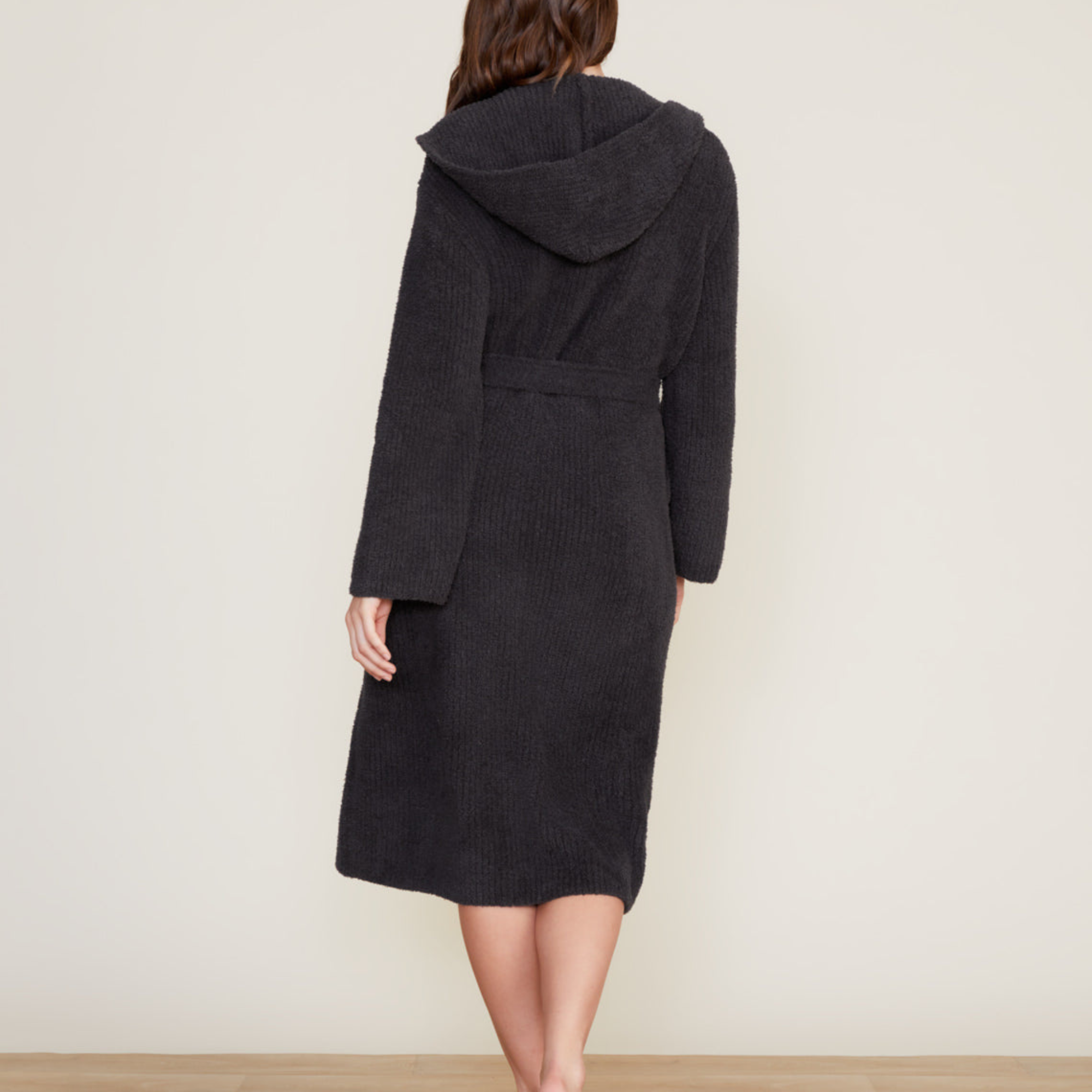 CozyChic Ribbed Hooded Robe