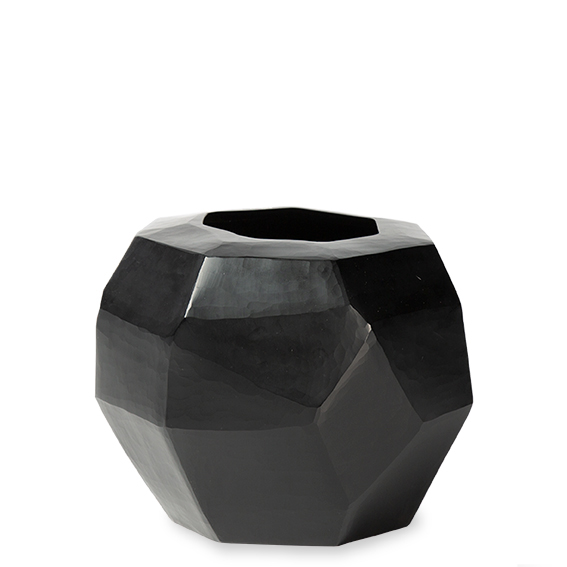 Cubistic Tealight / Vase - Black