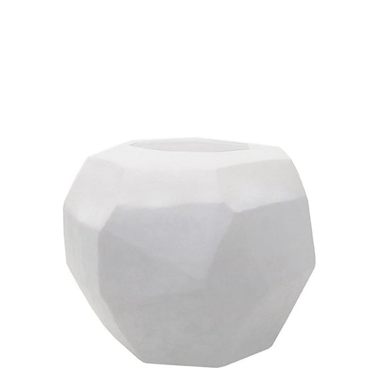 Cubistic Round Vase - Opal